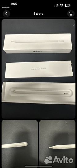 Стилус apple pencil 2 новый