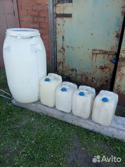 Бочка пластиковая 200 литров бу