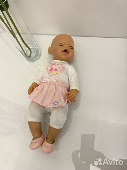 Кукла Бэби борн+ Кроватка