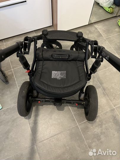 Коляска Adamex 3 в 1 Monte Carbon экокожа