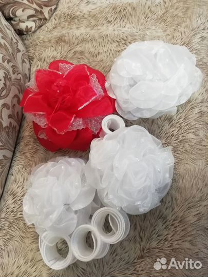 Банты для волос на резинке