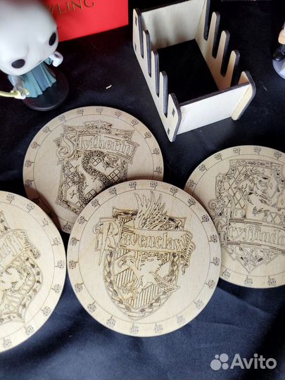 Набор подставок под кружку в стиле 