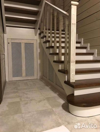 Лестница на металлокаркасе / изготовление лестниц