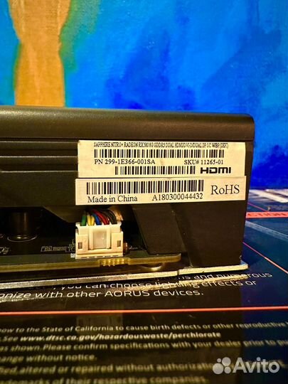 Видеокарта RX 580 8GB Sapphire Nitro+