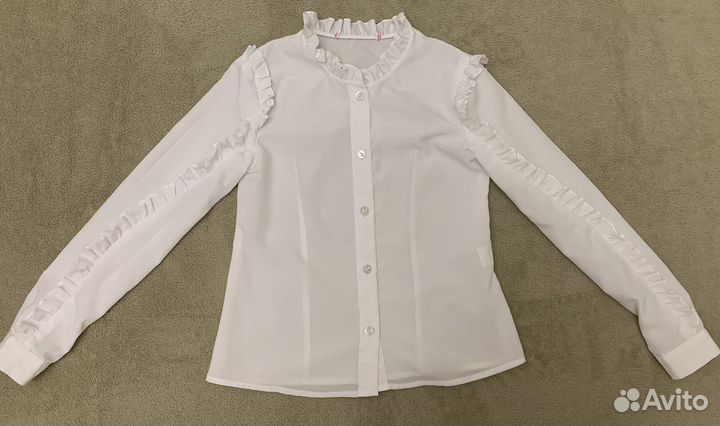 Блузка школьная для девочки 122-128