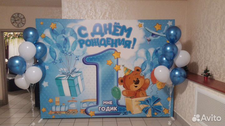 Баннер на день рождения