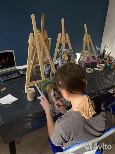 Мастер-класс по интерьерной живописи с поталью