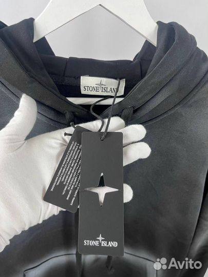 Толстовка Stone Island (черная) (Арт.58588)