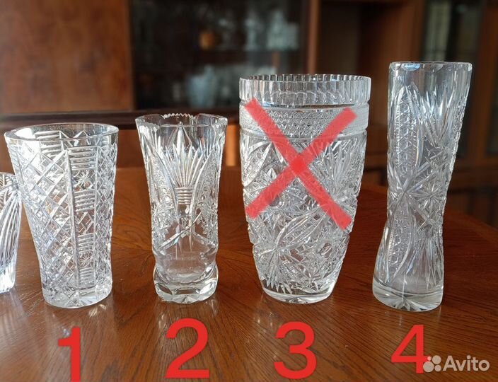 Ваза хрустальная для цветов