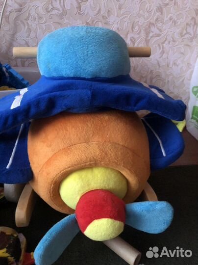 Игрушка-качалка самолет