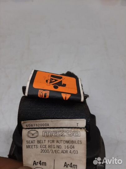 Ремень безопасности задний Mazda 3 BK 1.6 2008