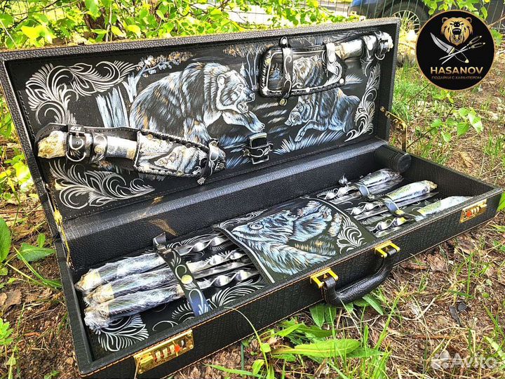 Элитный подарок для мужчины шашлычный набор