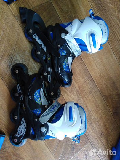 Роликовые коньки детские, раздвижные
