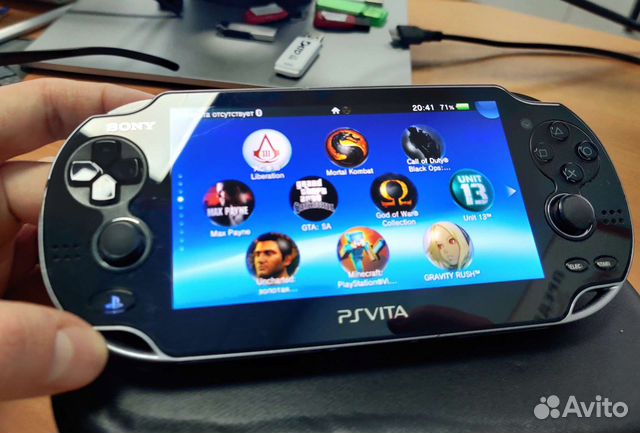 Прошитая PS Vita 128gb + 70 Игр