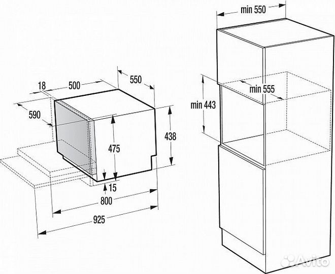 Встраиваемая посудомоечная машина gorenje GVC63115