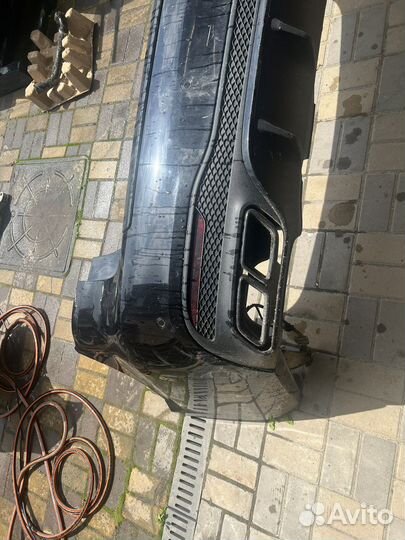 Диффузор оригинал заднего бампера mercedes x166 63