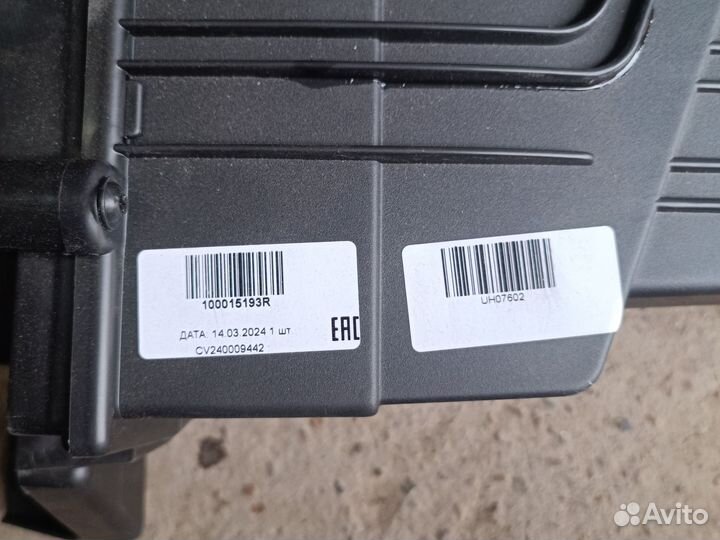 Корпус воздушного фильтра renault logan 2