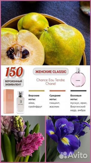 Духи женские Classic 150 Chanel Chance Eau Tendre