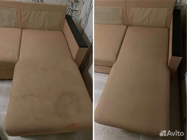 Химчистка мягкой мебели, диванов и ковров на дому