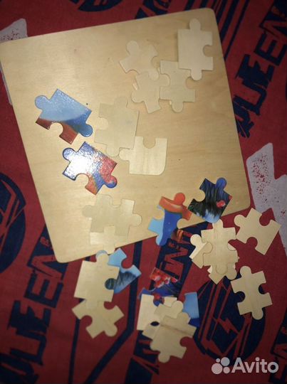 Деревянный пазл для малышей