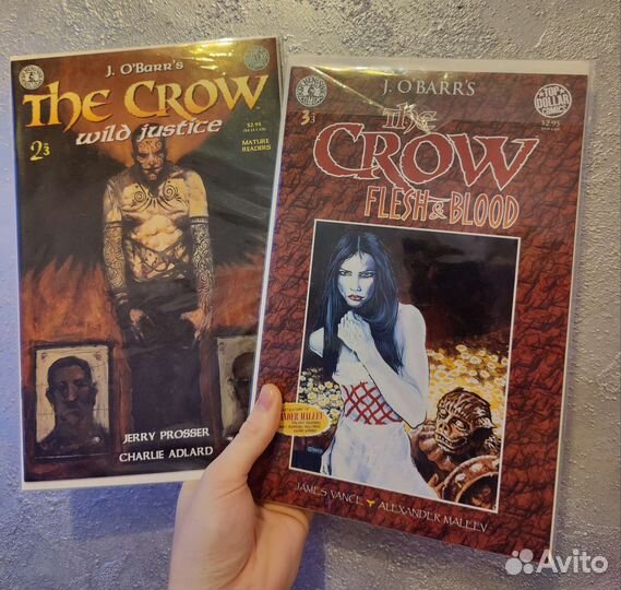 Комиксы Ворон несколько серий Джеймс О'Барр