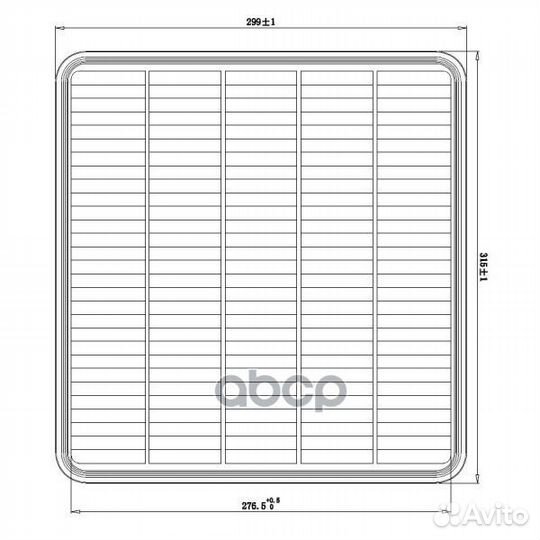 Фильтр воздушный doubleforce замена на DFA1030