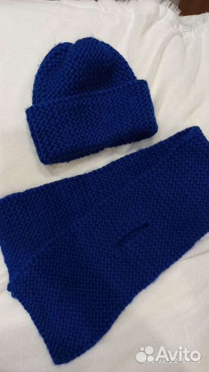 Комплект шапка и шарф