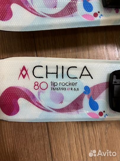 Горные лыжи детские 80