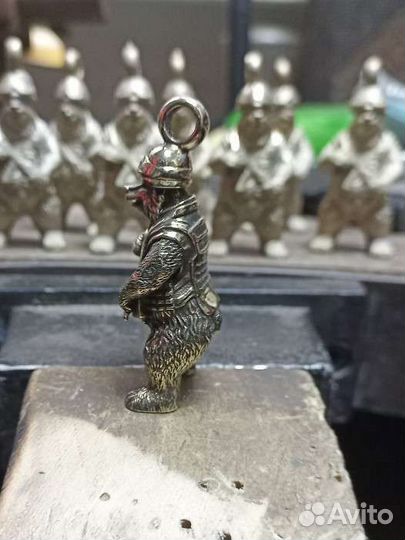 Брелок Медведь Военный