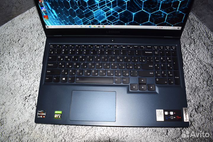 Игровой ноутбук Lenovo на Ryzen 5 5600H/RTX 3050