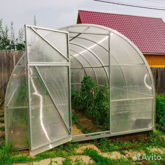 Теплица усиленная «Арочная » оцинкованная