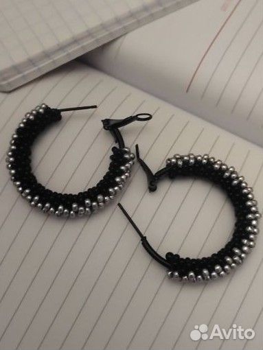 Серьги из бисера