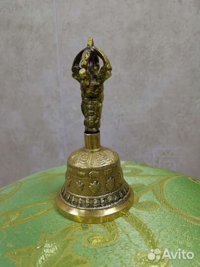 Колокольчик подзывной. винтаж. бронза