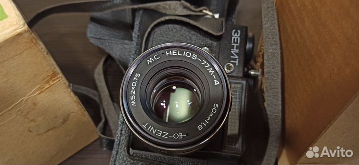 Редкий объектив helios 77м 4 идеальное состояние