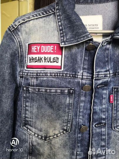 Джинсовая куртка для мальчика