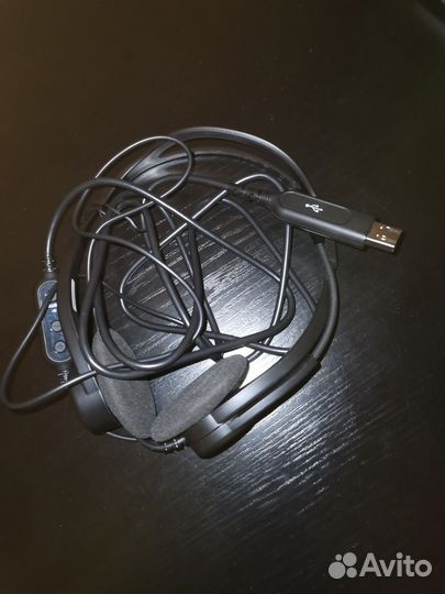 Проводная гарнитура Logitech PC 960 черный