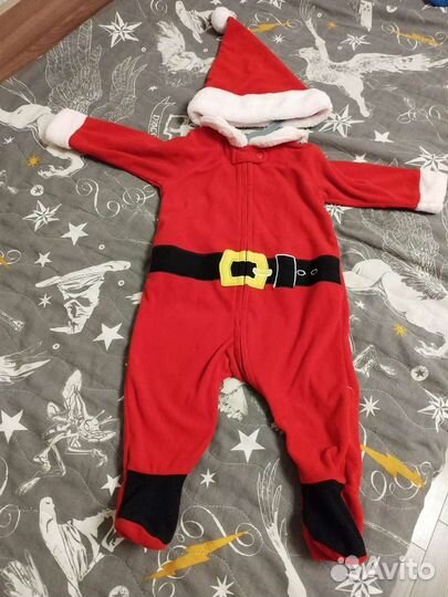 Детский комбинезон деда мороза