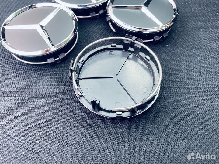 Колпачки заглушки на литые диски Mercedes