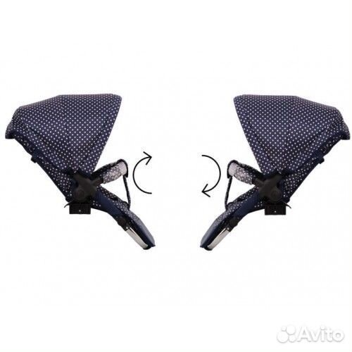 Прогулочный блок детской коляски 2 в 1 Lonex Retro