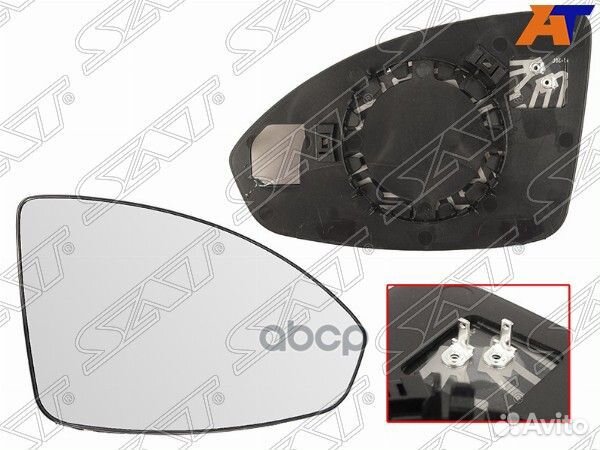 Полотно зеркала chevrolet cruze 09-15 RH асфери