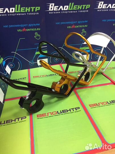 Крепление для бутылки кмс (крепление на руль)