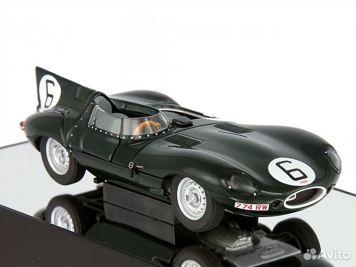 Jaguar D-Type 1955 Autoart 1:43 всё открывается