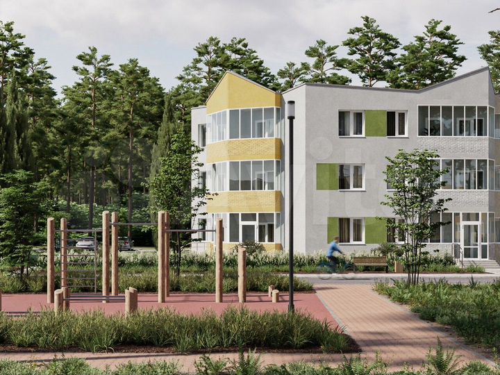 2-к. квартира, 65,4 м², 2/3 эт.