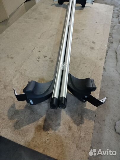 Багажник Atlant на крышу Renault Kaptur, Аэро дуги