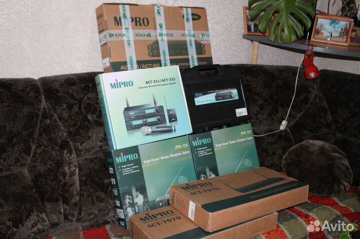 Радиомикрофоны mipro и антены