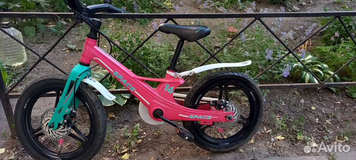 Детский велосипед для девочки 16 дюймов