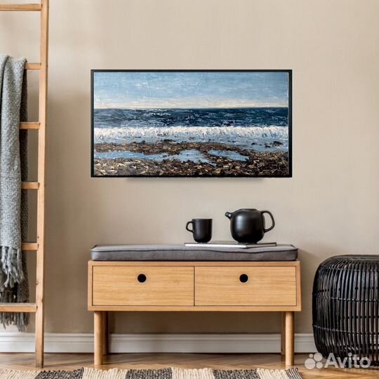 Большая абстракция маслом море