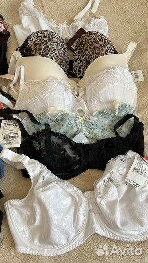 Бюстгальтер белый 80В мягкий милавица