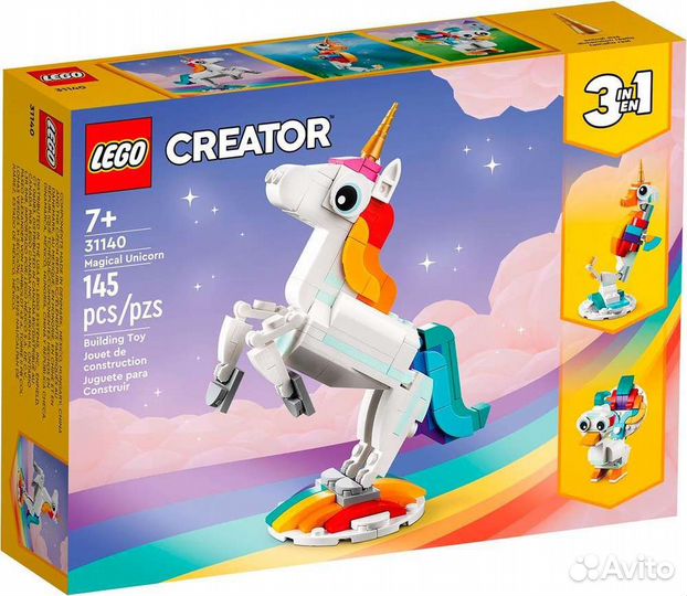Конструктор Lego Creator 31140 Волшебный единорог