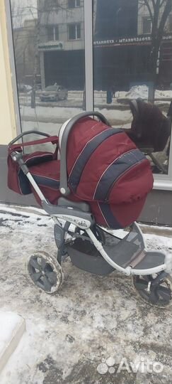 Коляска люлька +прогулочный блок